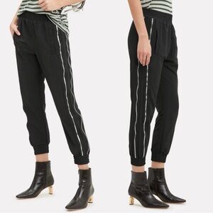 RtA Sporte Double Zip Black Track Pant Size Large